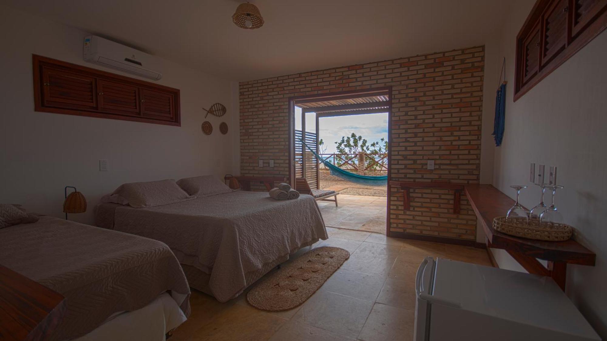 Beach House - Suite 2 - Na Praia -Beachfront Barra Grande  Luaran gambar