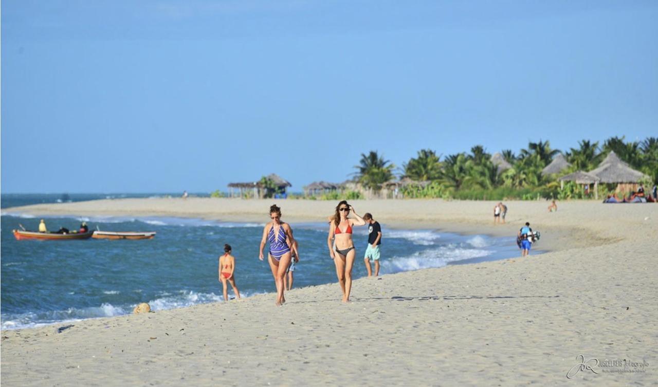 Beach House - Suite 2 - Na Praia -Beachfront Barra Grande  Luaran gambar